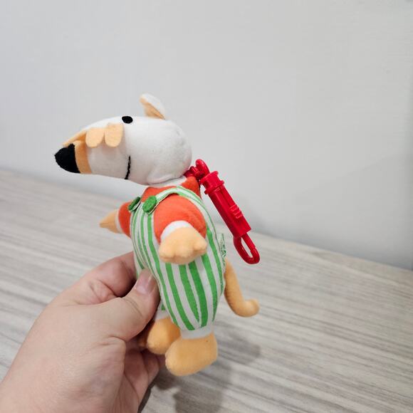 Maisy Small Backpack with clip plush keychain vintage mischief makers - Picture 10 of 16
